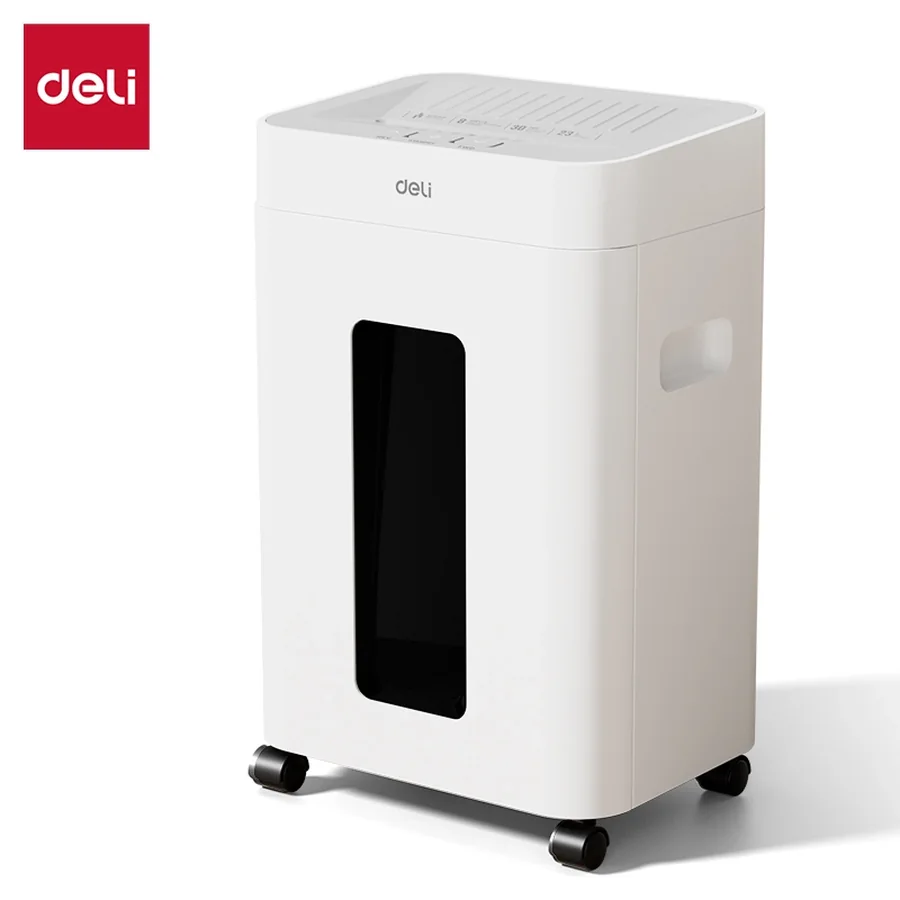 เครื่องทำลายเอกสาร DELI T058 สีขาว