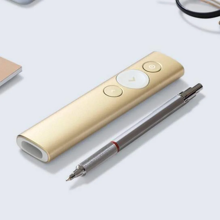 รีโมทนำเสนองานไร้สาย Logitech Spotlight สี Gold ภาพที่ 2