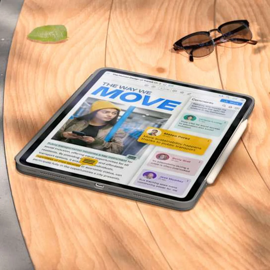 เคสคีย์บอร์ดพร้อมทัชแพด Logitech Combo Touch สำหรับ iPad Pro 13 นิ้ว (M4, M5) สี Graphite