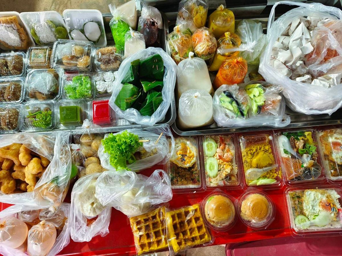 ขนมไทยและอาหารถุง